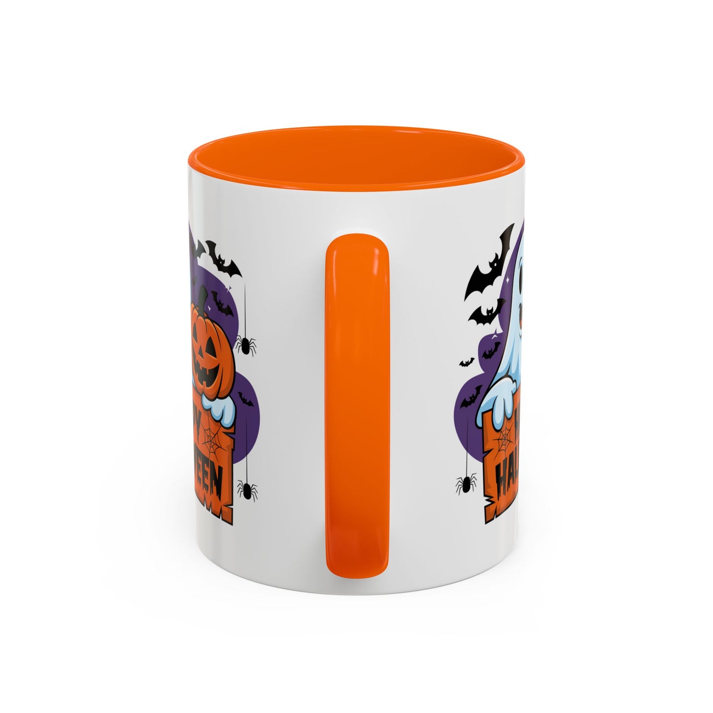 Halloween Mug - Winking Ghost With Pumpkin
