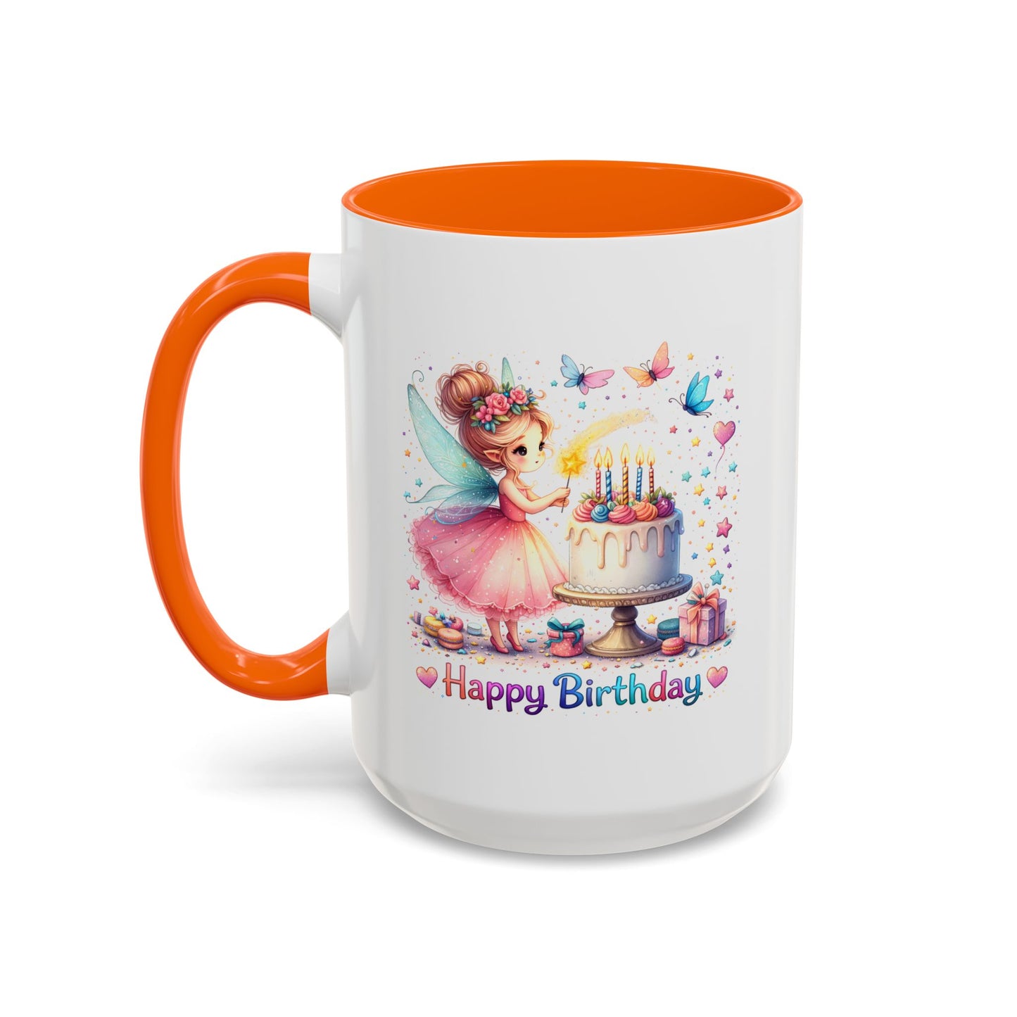Birthday Mug - Fairy Butterflies