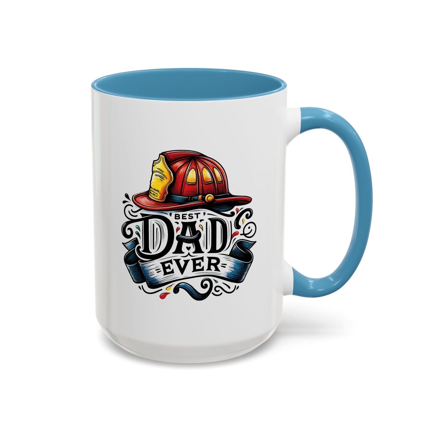 Father's Day Mug - Best Dad Ever Fireman