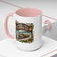 Christmas Mug - North Pole Express Steam Locomotive Ornaments
