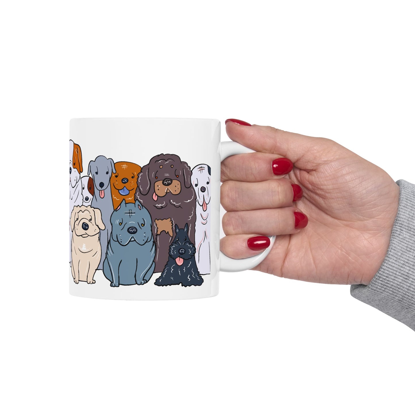 Animal Mug - Animated Dog Wrap