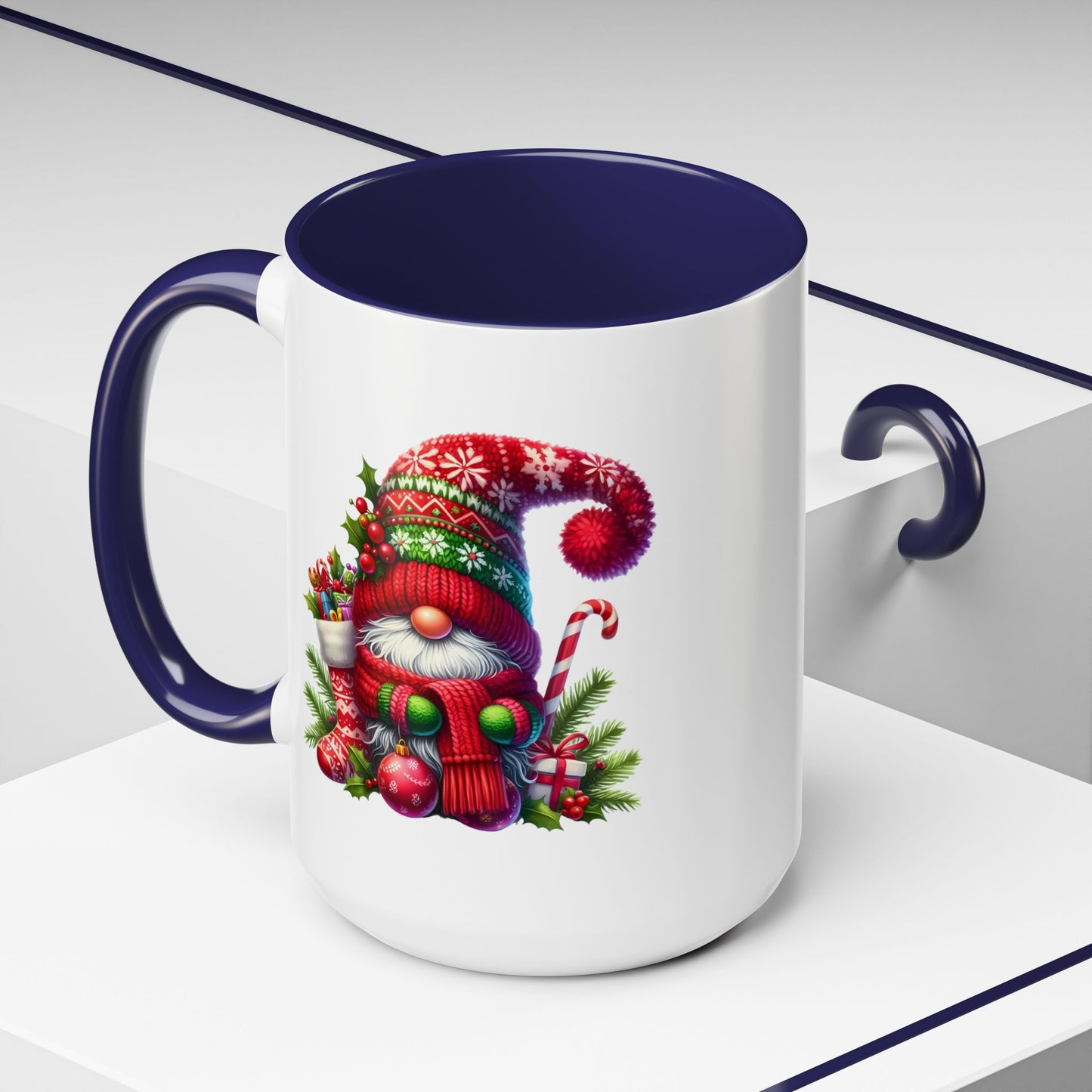 Christmas Mug - Gnome and Candy Cane