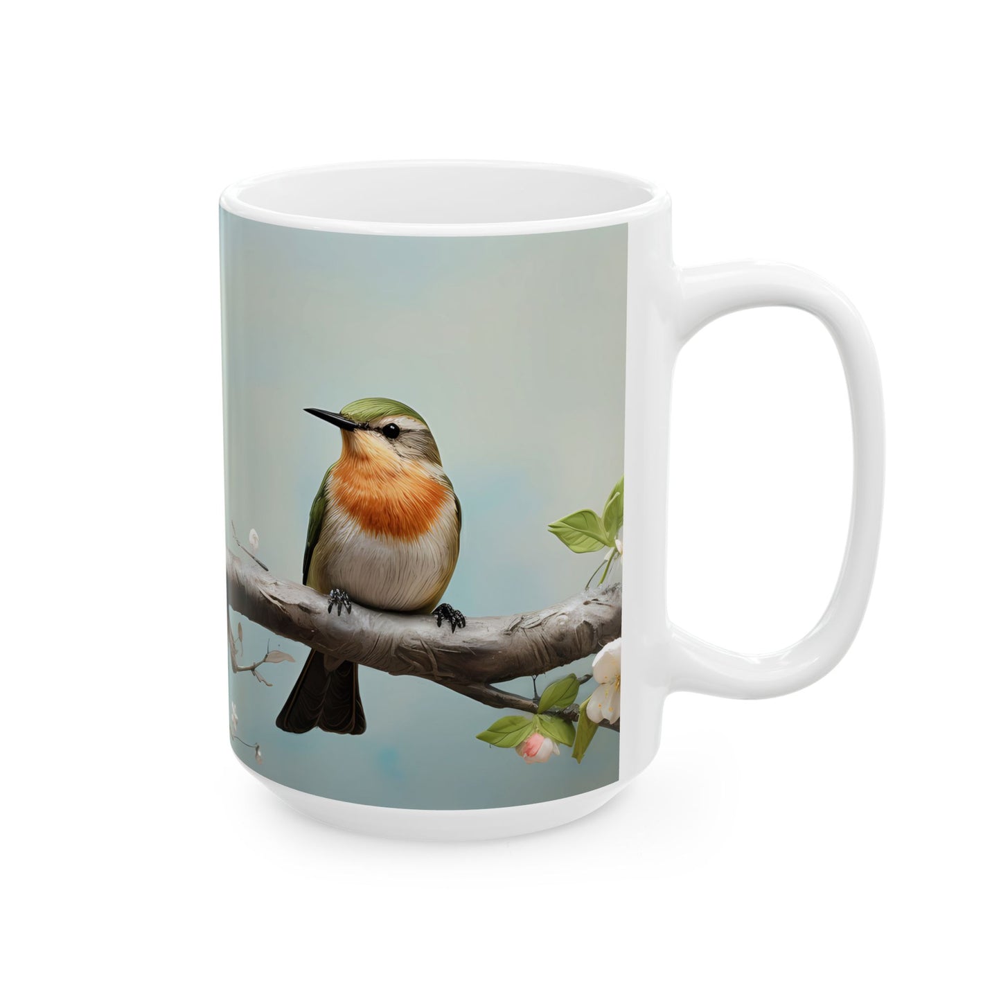 Artistic Mug - Felted Bird