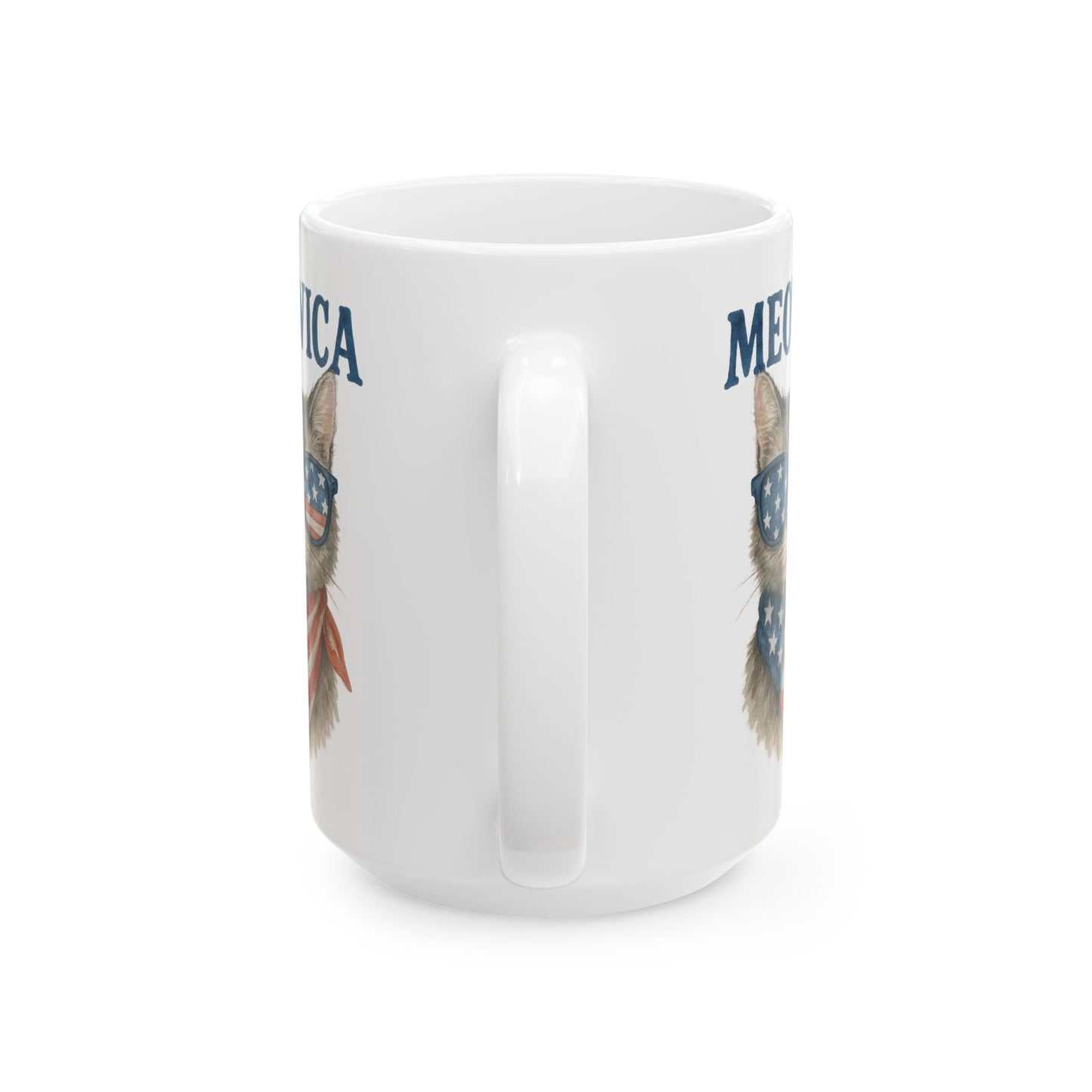 4th of July Mug - Meowica Cat