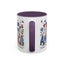 4th of July Mug - Floral America Patriotic