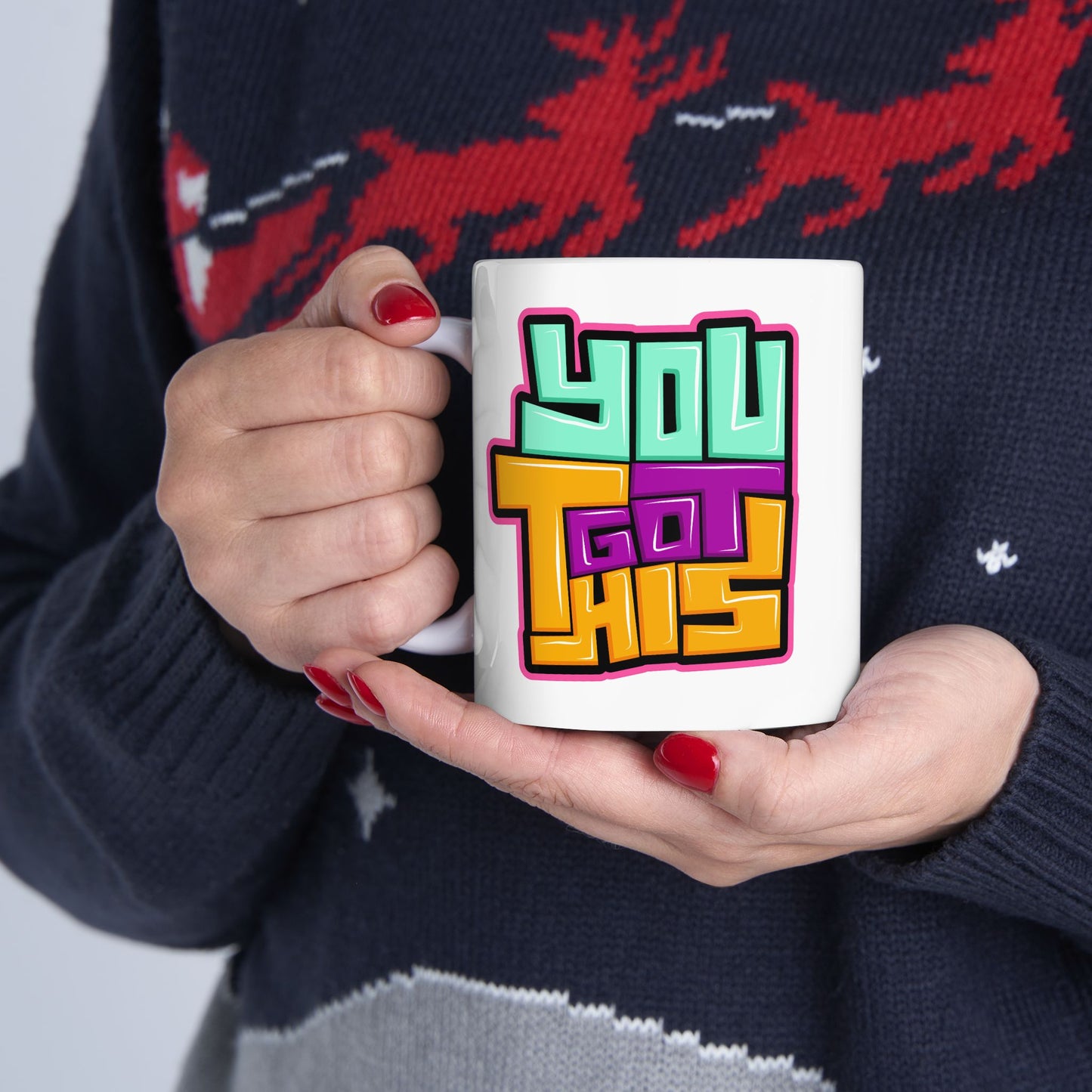 Motivation Mug - You Got This Graffiti