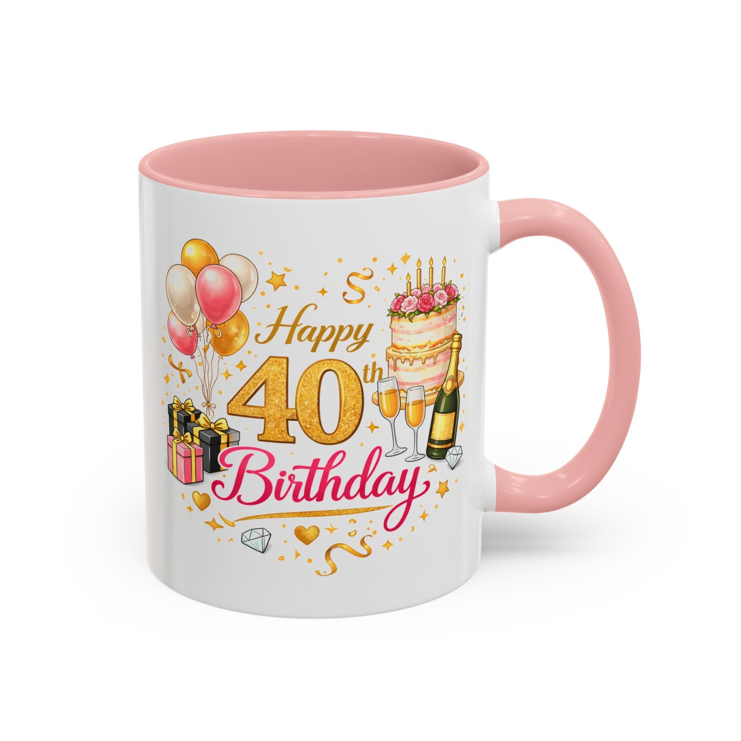 Birthday Mug - Happy 40th
