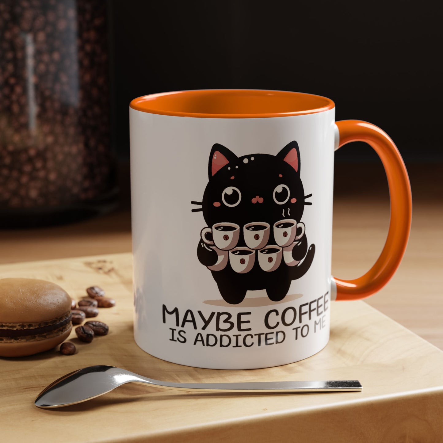 Animal Mug - Maybe Coffee is Addicted To Me