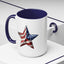 4th of July Mug - American Flag Star 3