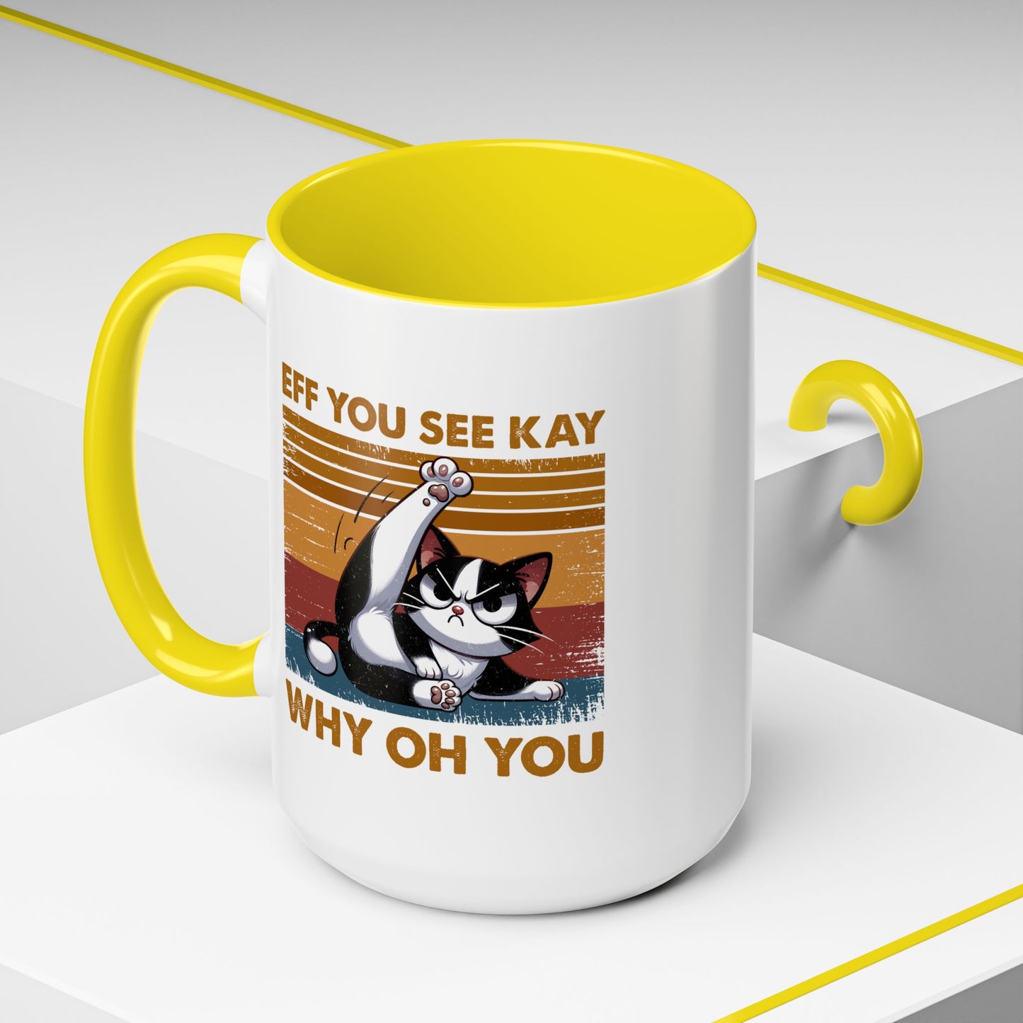 Adult Mug - Eff You See Kay Why Oh You Cat