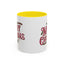 Christmas Mug - Merry Christmas Maroon & Green Text Decorations