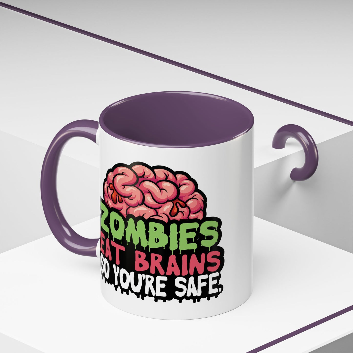 Humor Mug - Zombies Eat Brains