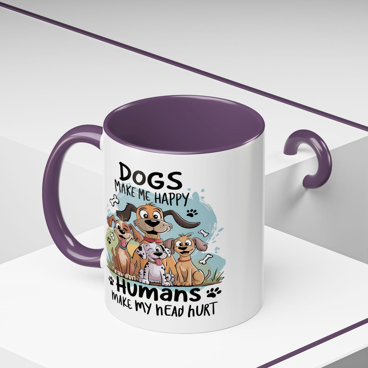 Animal Mug - Dogs Make Me Happy