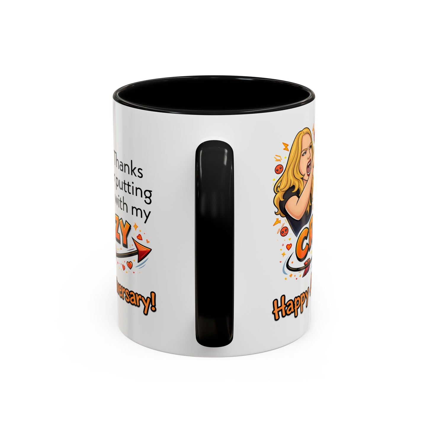 Anniversary Mug - Thanks For Putting Up