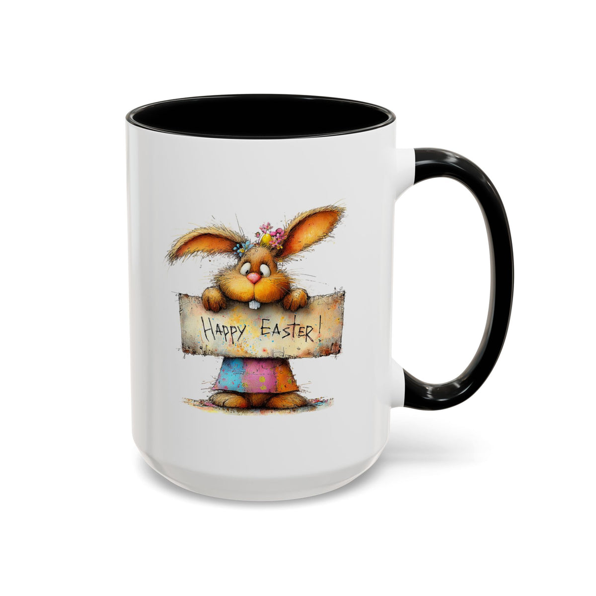 Easter Mug - Happy Easter Bunny Sign