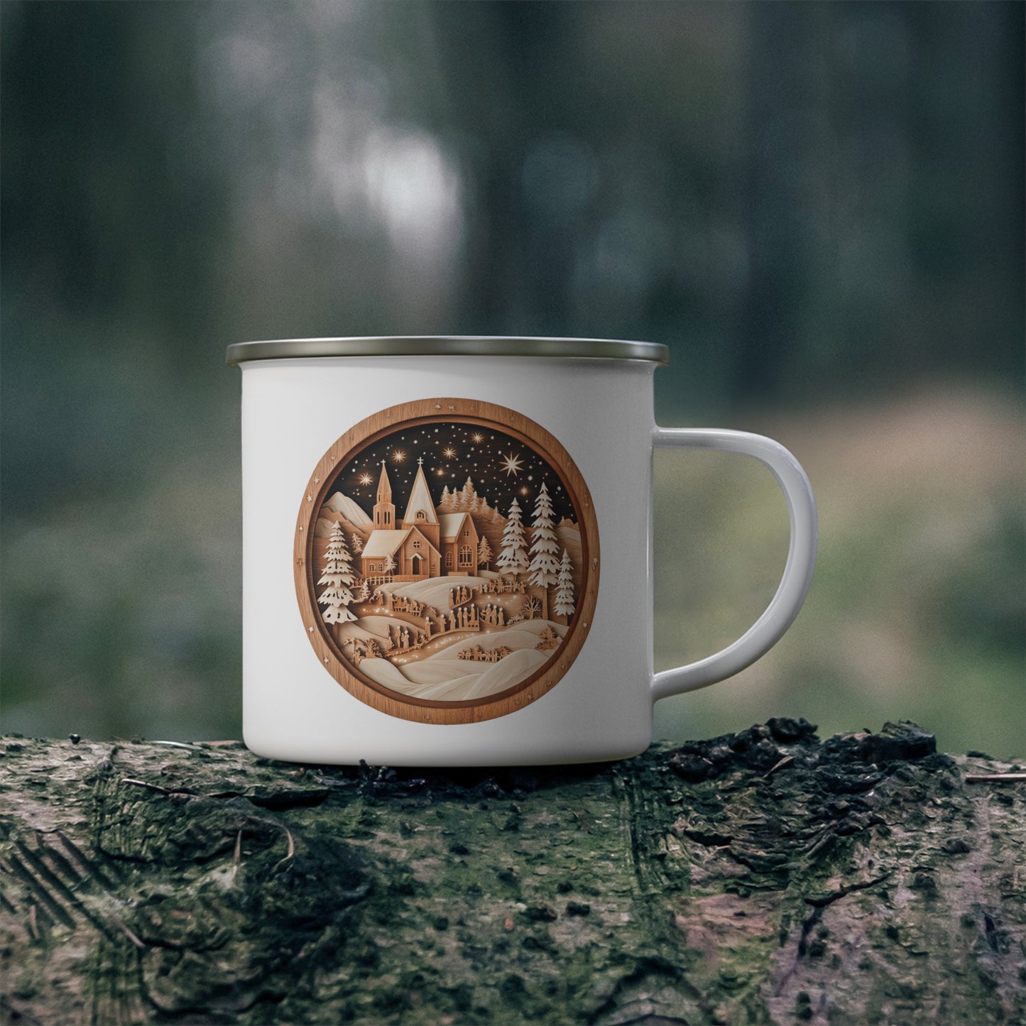 Christmas Mug - Christmas Villagers Plaque