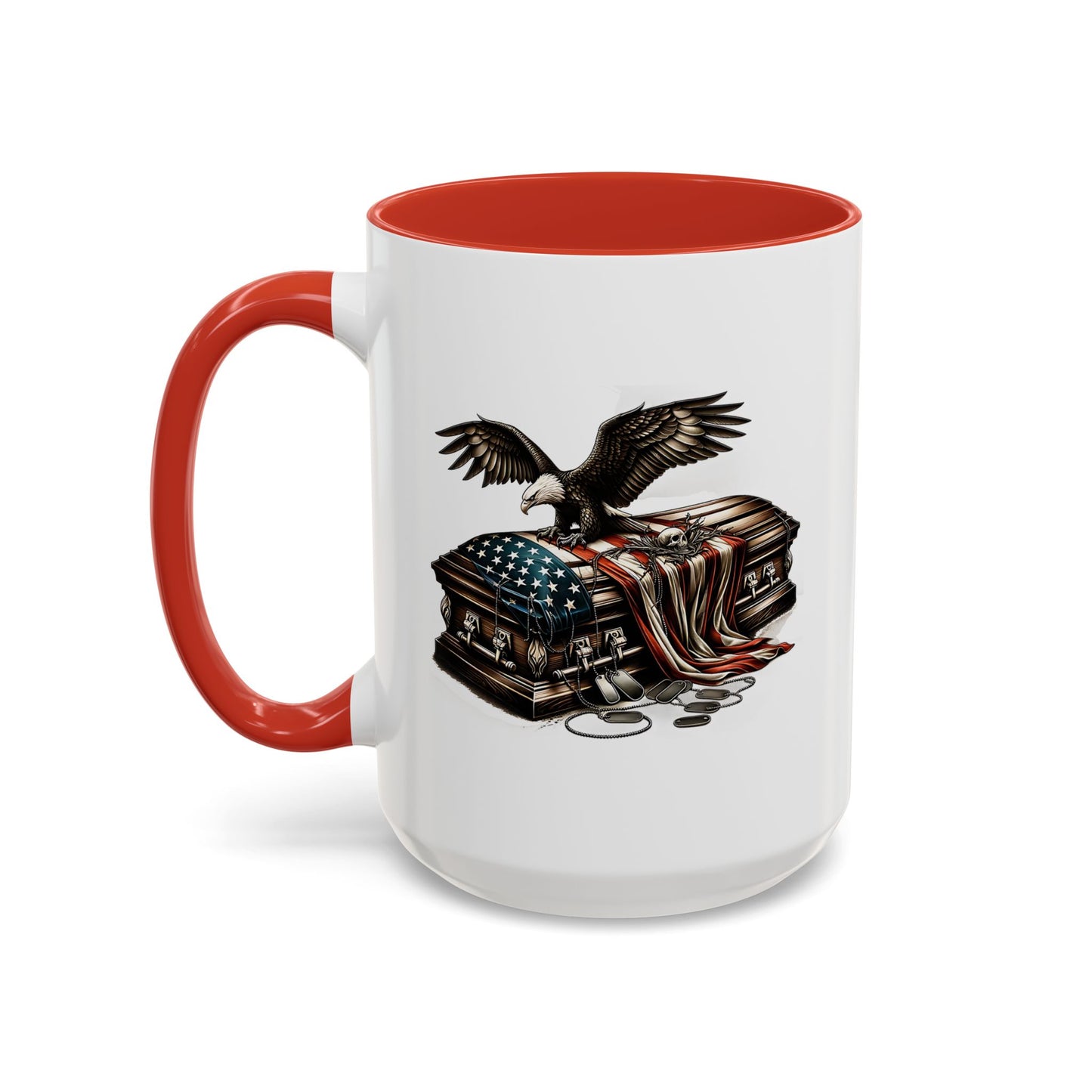 4th of July Mug - American Bald Eagle Fallen Soldier