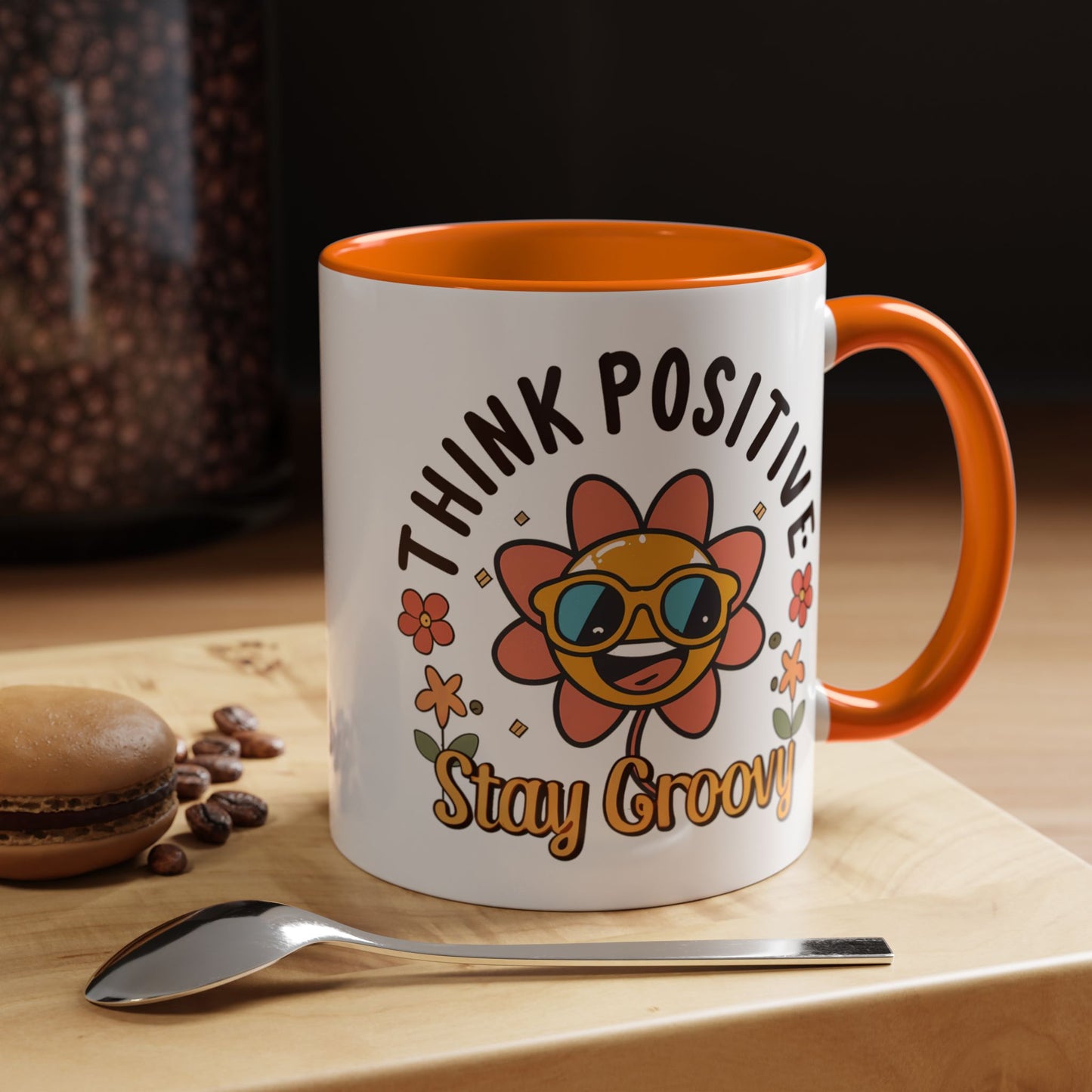 Wellness Mug - Think Positive Stay Groovy