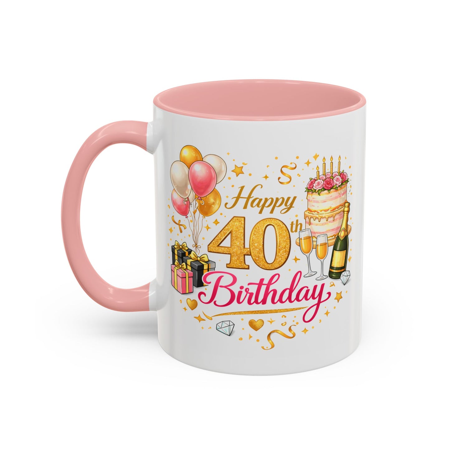 Birthday Mug - Happy 40th