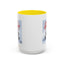 Christmas Mug - Merry Christmas Red Text Puppy Green Top 2