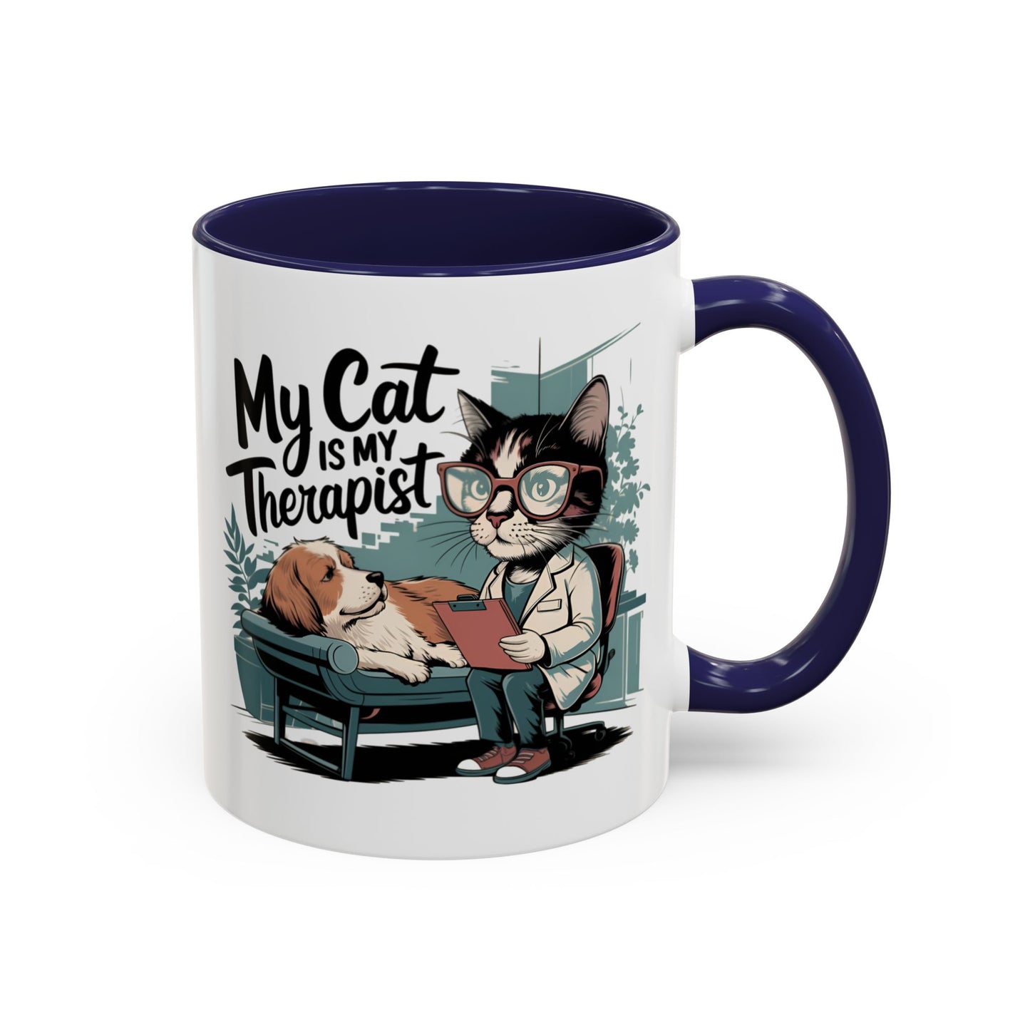 Animal Mug - My Cat Is My Therapist