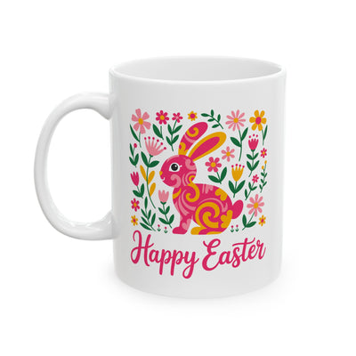 Easter Mug - Floral Bunny