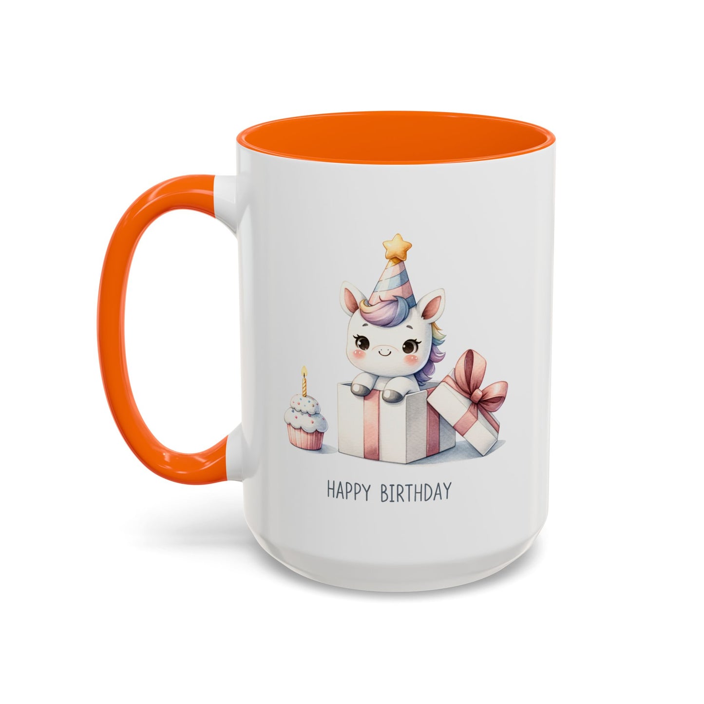 Birthday Mug - Unicorn With Present