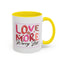 Wellness Mug - Love More Worry Less Frame