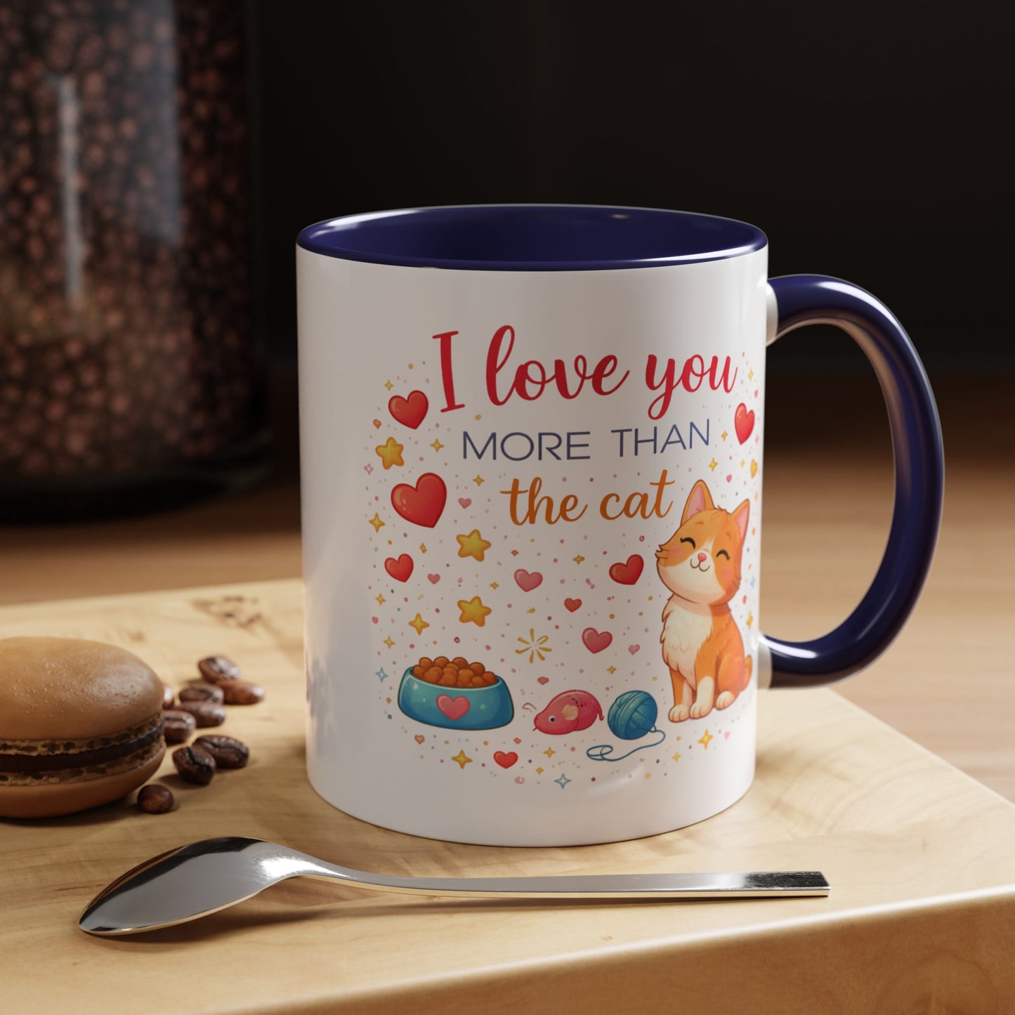 Anniversary Mug - I Love You More Than The Cat