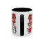 Christmas Mug - Merry Christmas White Text Reindeer Snowmen Penguin
