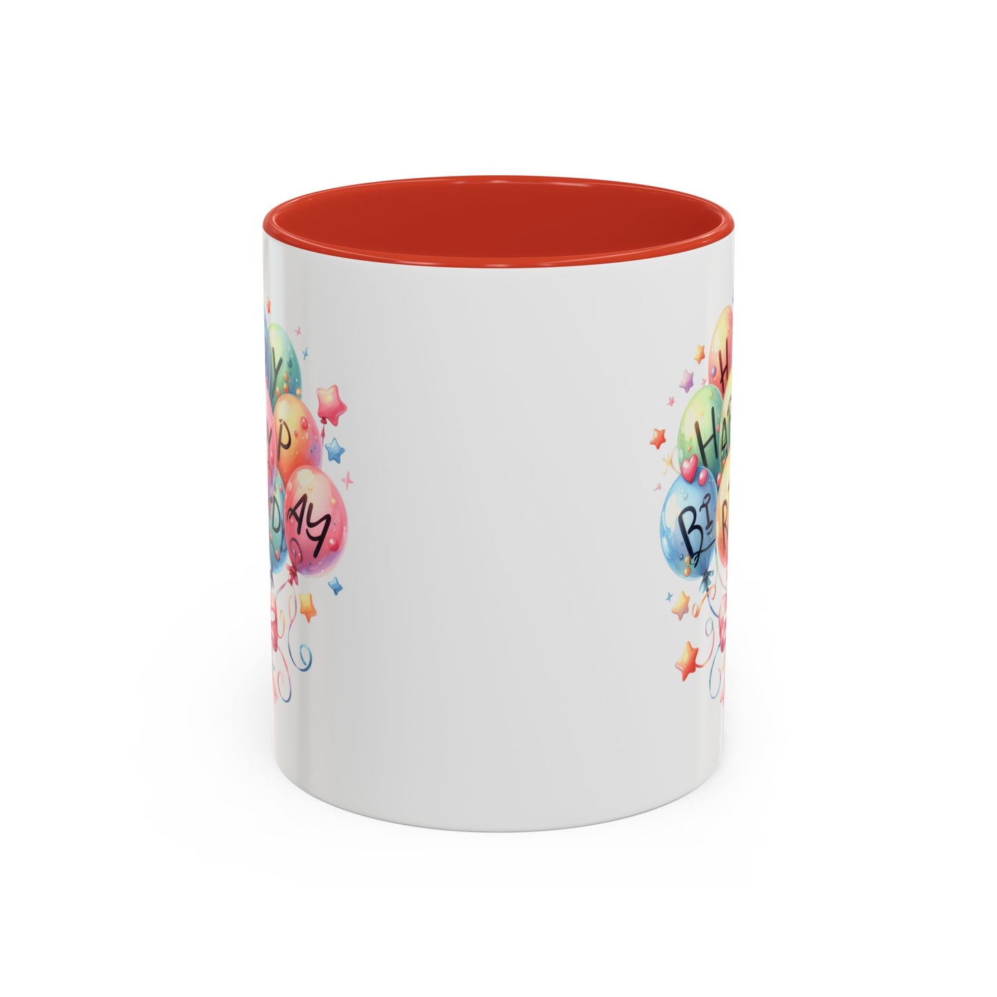 Birthday Mug - Happy Birthday Balloons