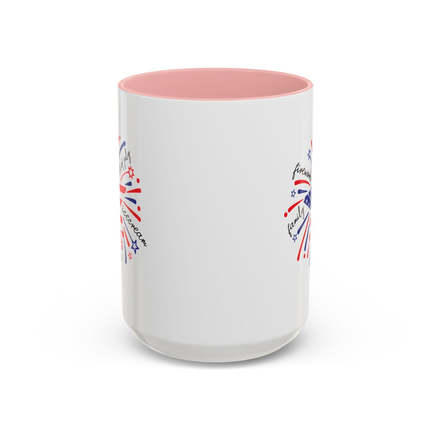 4th of July Mug - Star Flag Fireworks