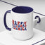 4th of July Mug - Happy Birthday America Retro