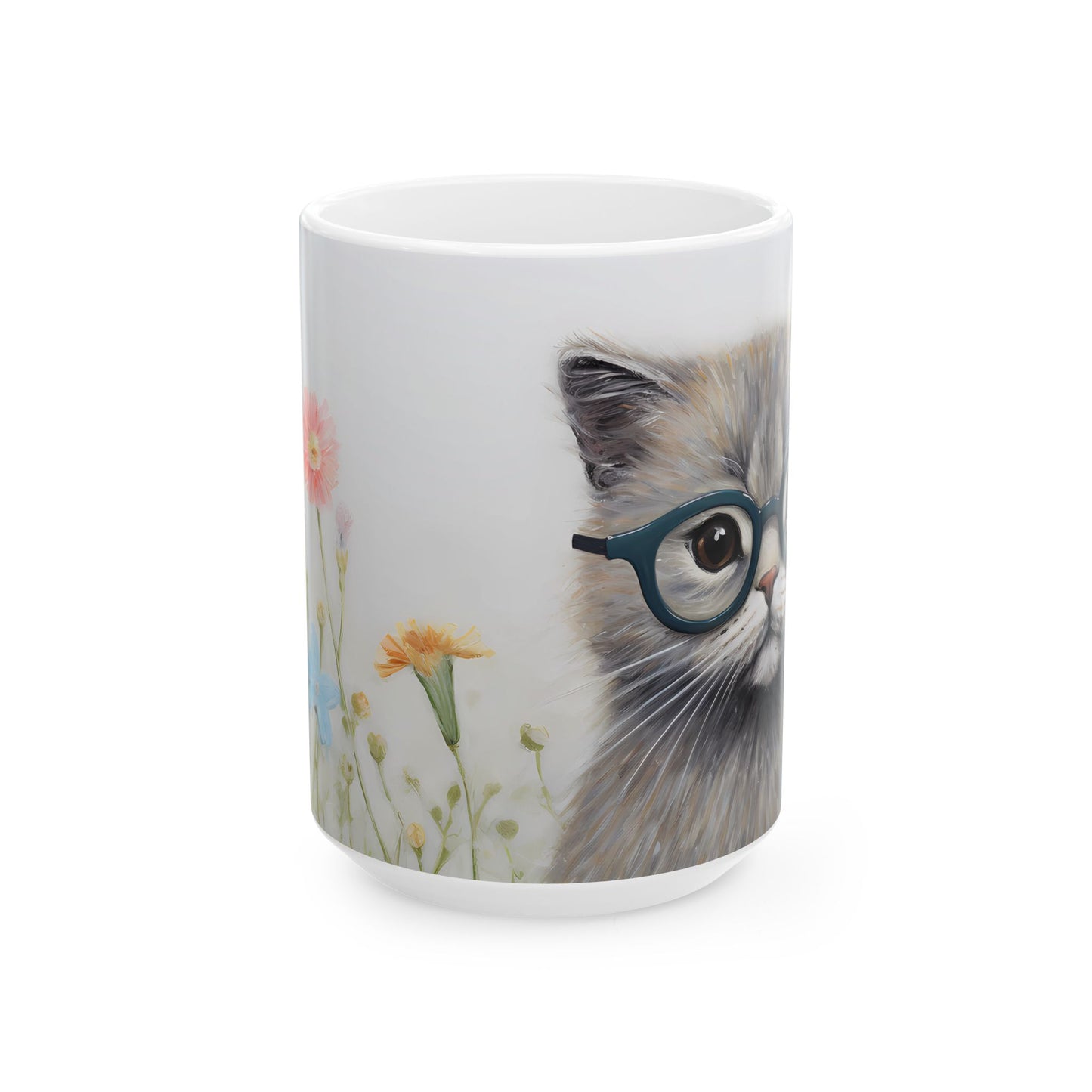 Artistic Mug - Felted Cat 4