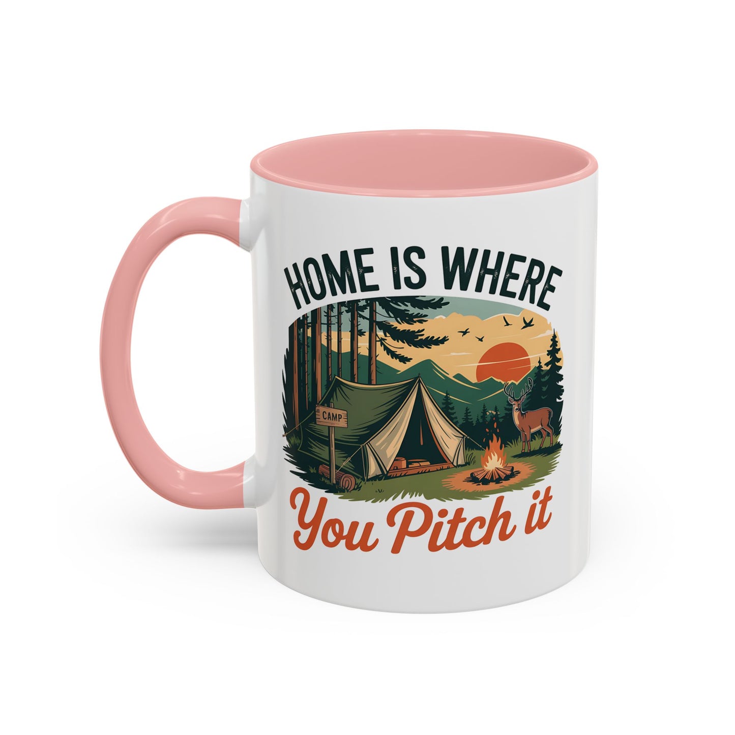 Adventure Mug - Home Is Where You Pitch It