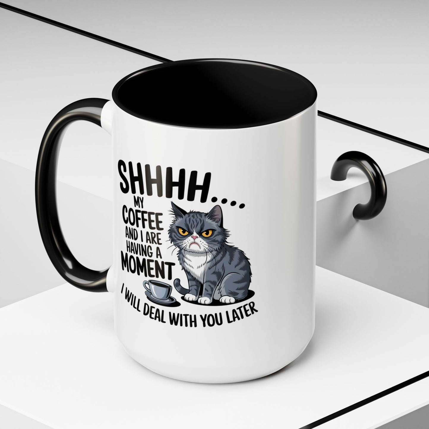 Animal Mug - Shhhh My Coffee and I