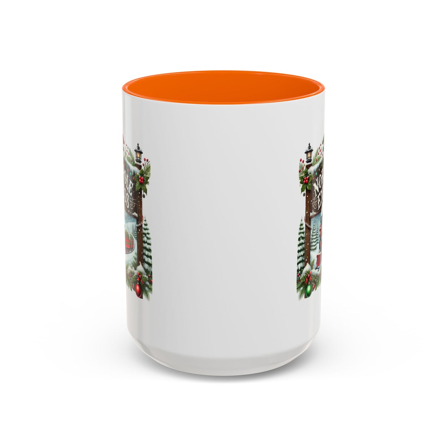 Christmas Mug - North Pole Express Steam Locomotive Decorations