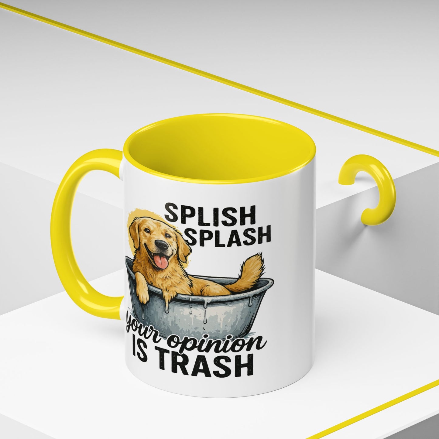Animal Mug - Splish Splash Your Opinion Is Trash