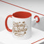 Christmas Mug - Merry Christmas Gold Text Tree Star Ornaments