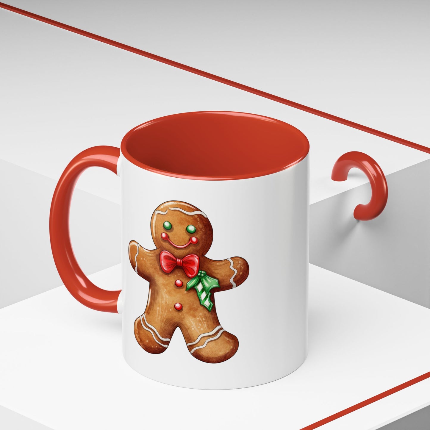 Christmas Mug - Smiling Gingerbread Man 2