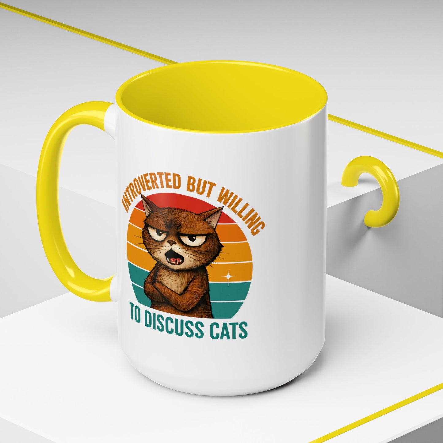 Animal Mug - Introverted But Willing To Discuss Cats