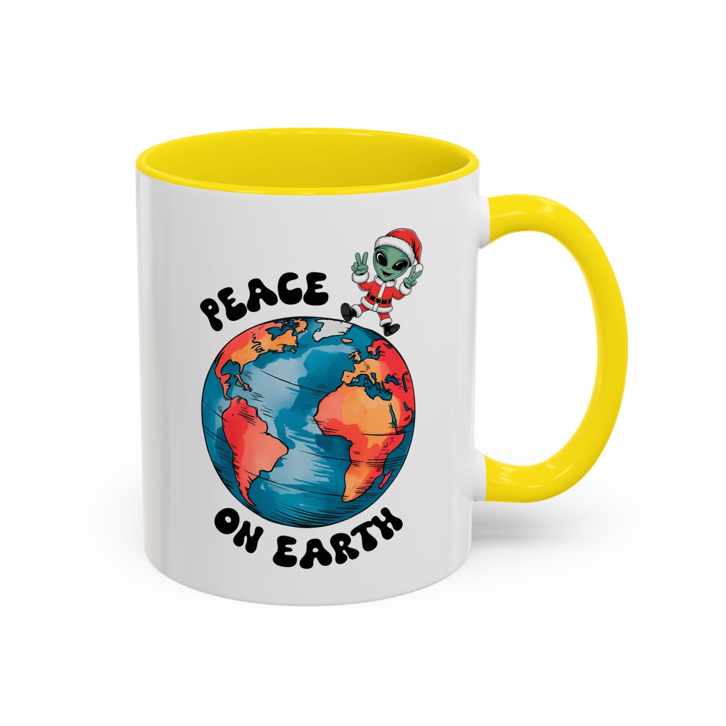 Alien Mug - Peace On Earth