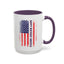 4th of July Mug - Happy Birthday America Flag