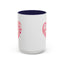 Valentine's Day Mug - Love You Heart Lettering