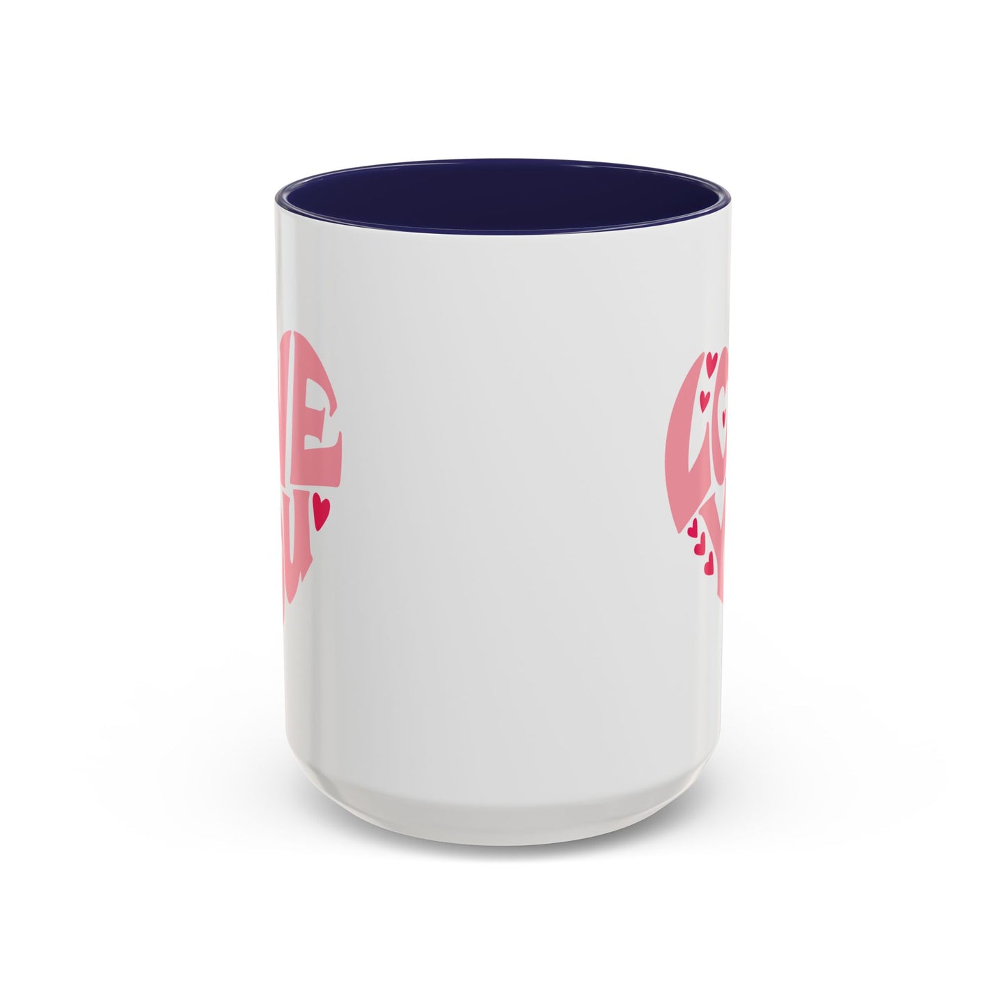 Valentine's Day Mug - Love You Heart Lettering