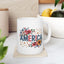 4th of July Mug - Floral America