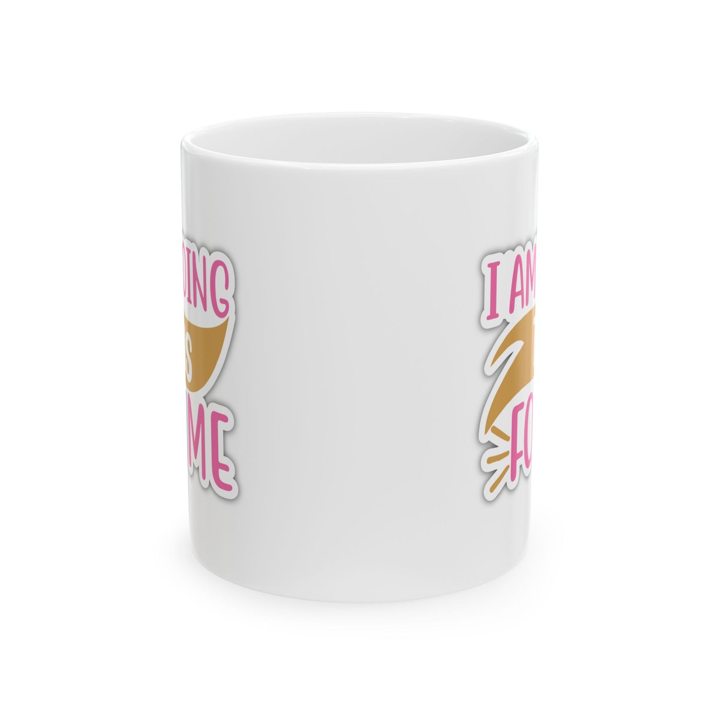 I Am Doing This Fro Me Pink Sticker