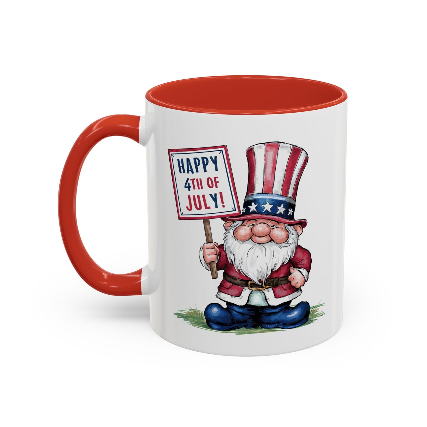 4th of July Mug - American Gnome 8