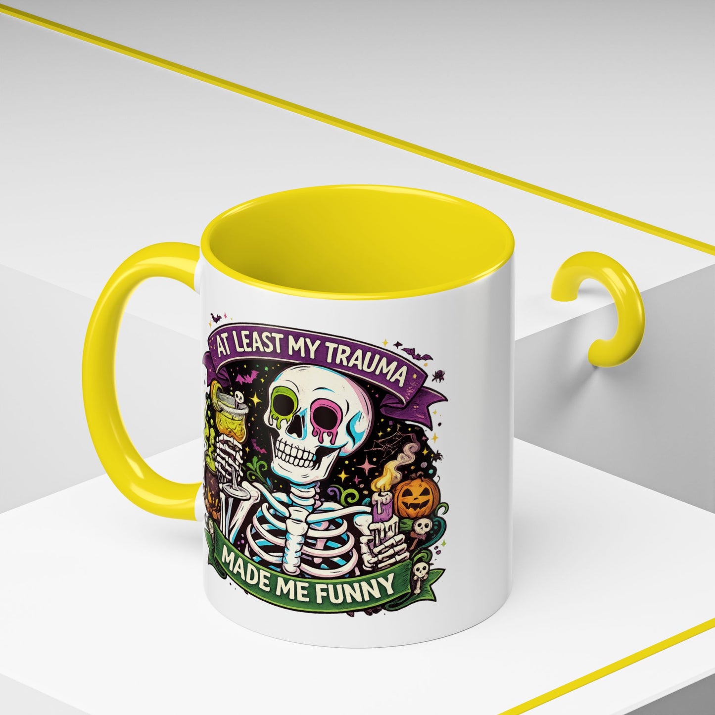 Humor Mug - At Least My Trauma