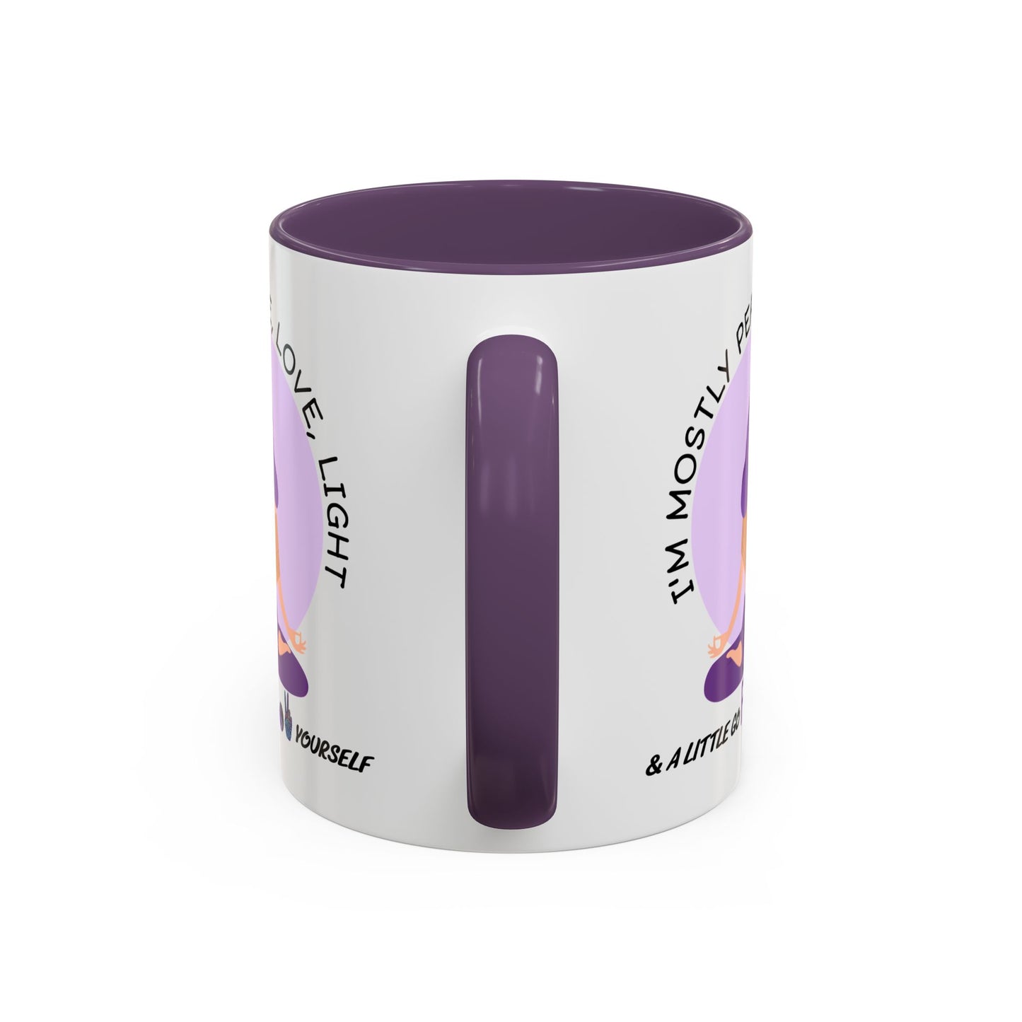 Adult Mug - I'm Mostly Peace, Love, Light